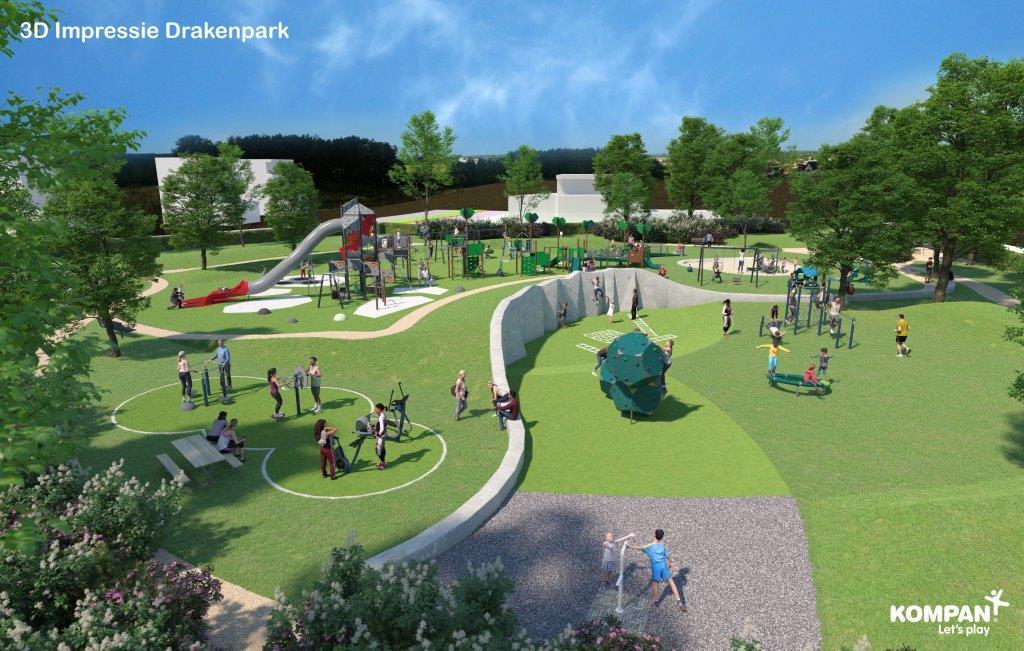 Een impressie van het DrakenPark van Kompan.