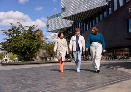 Werknemers gemeente Amersfoort die wandelen